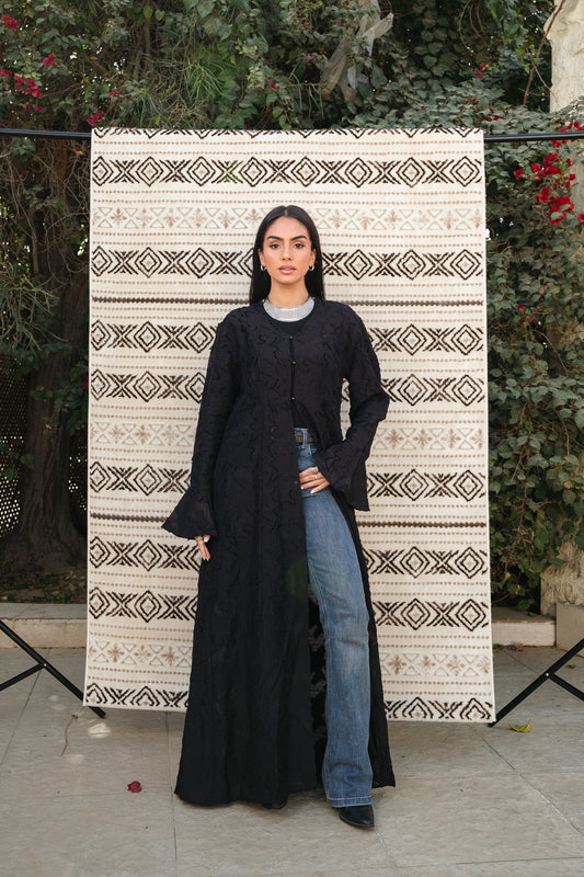 Luma Black Cardigan-Dress