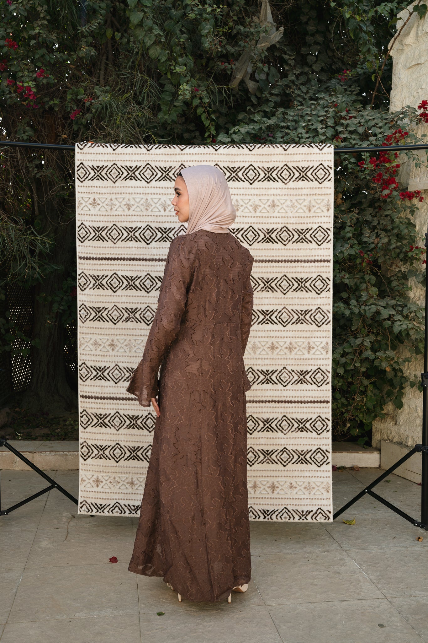 Luma Brown Cardigan-Dress