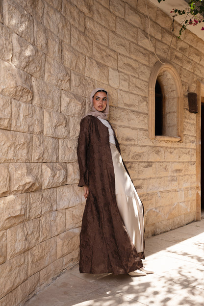 Luma Brown Cardigan-Dress