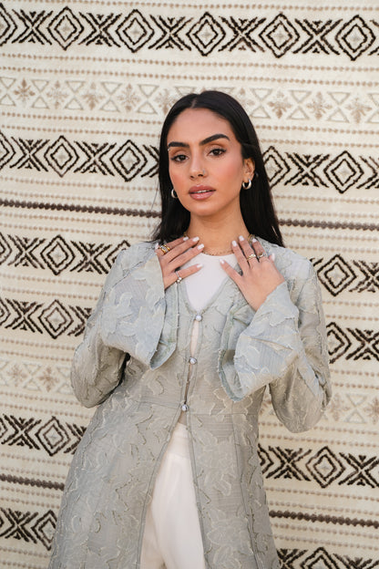 Luma Mint Cardigan-Dress