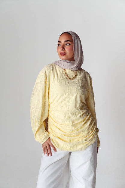 Drape Yellow blouse