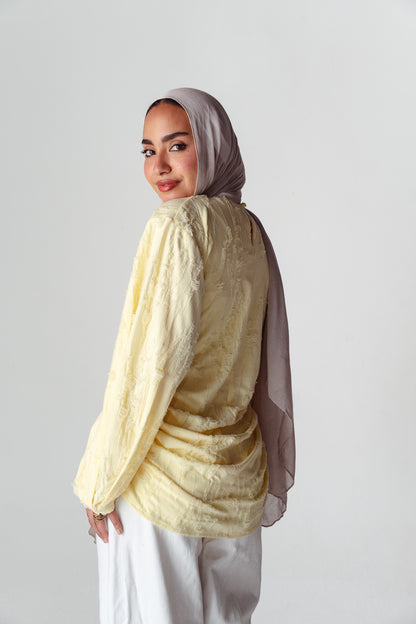 Drape Yellow blouse