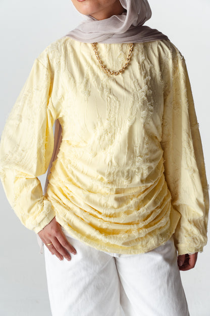 Drape Yellow blouse