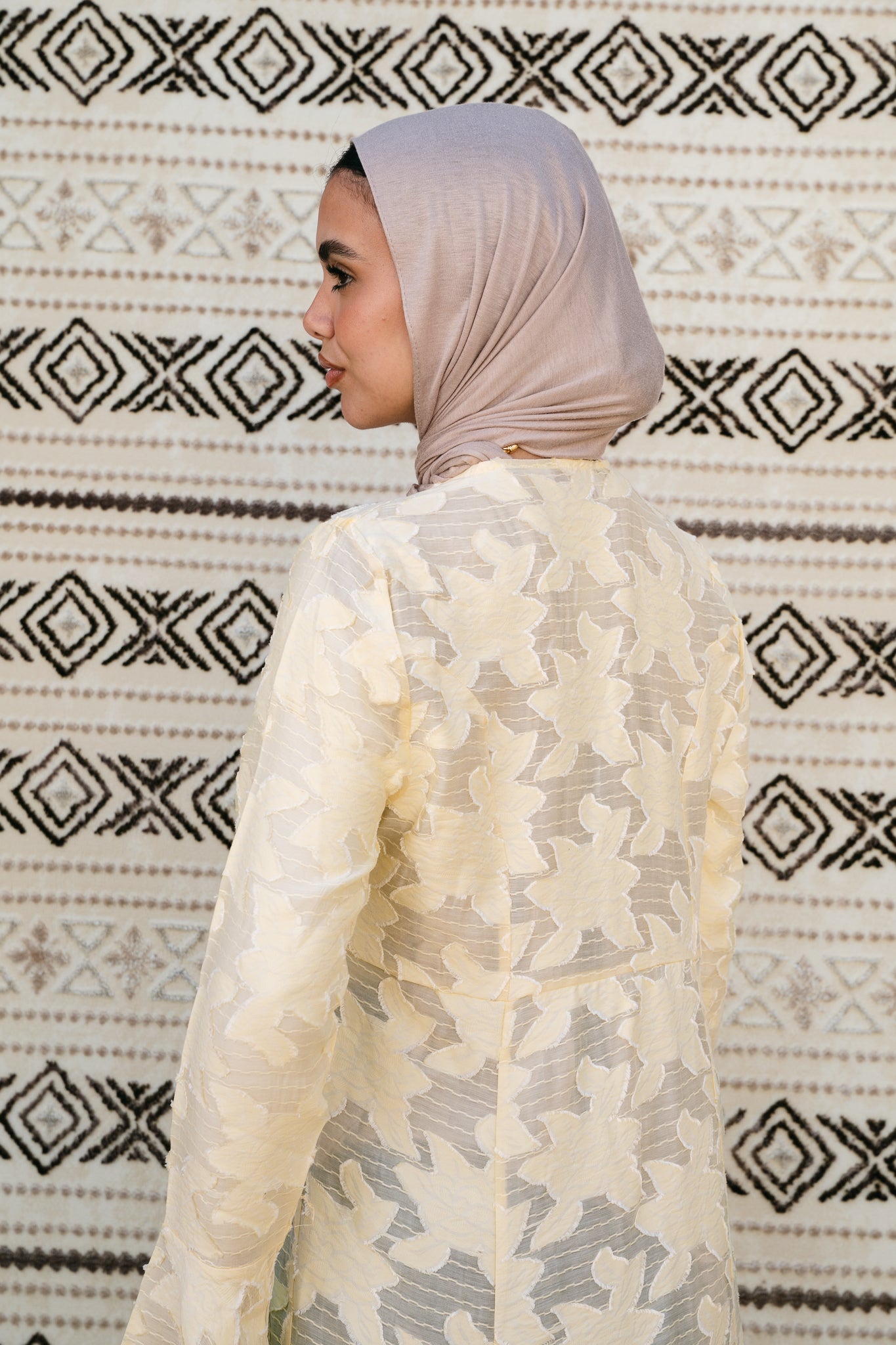 Luma Yellow Cardigan-Dress