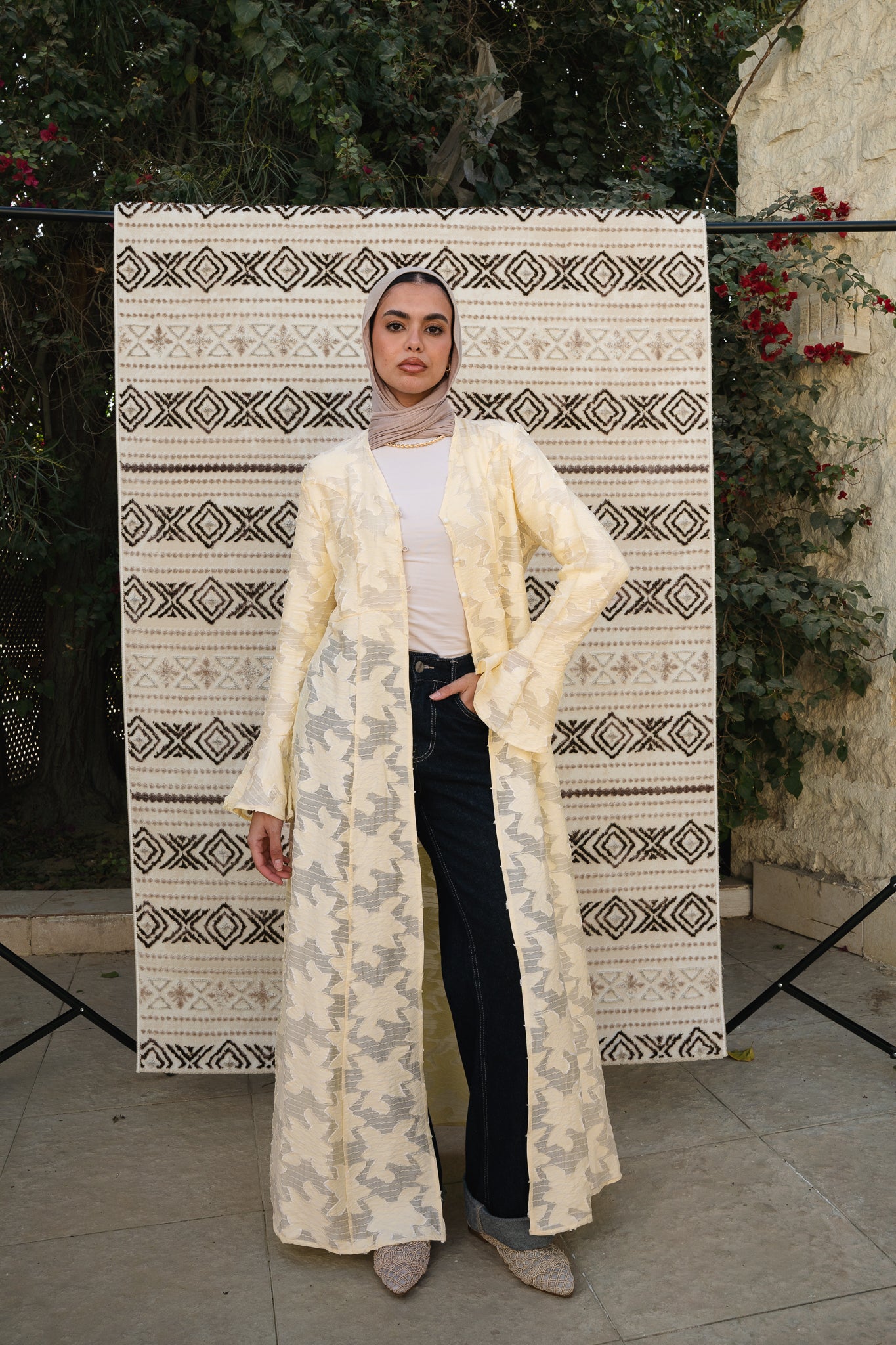 Luma Yellow Cardigan-Dress