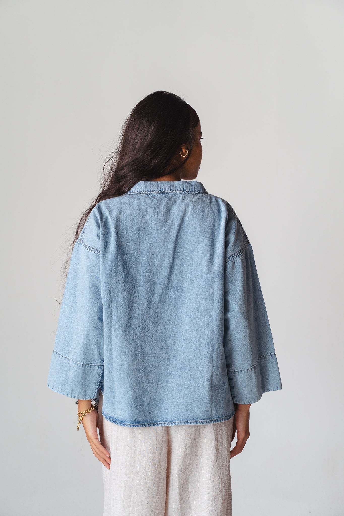 Iconic Energy light Denim top