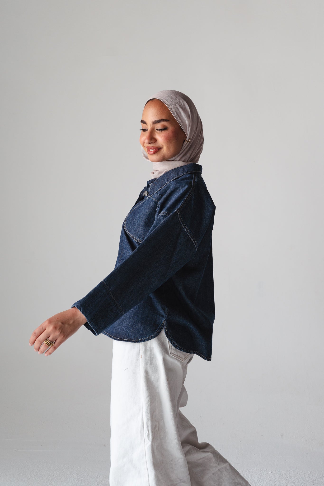 Iconic Energy Navy Denim top