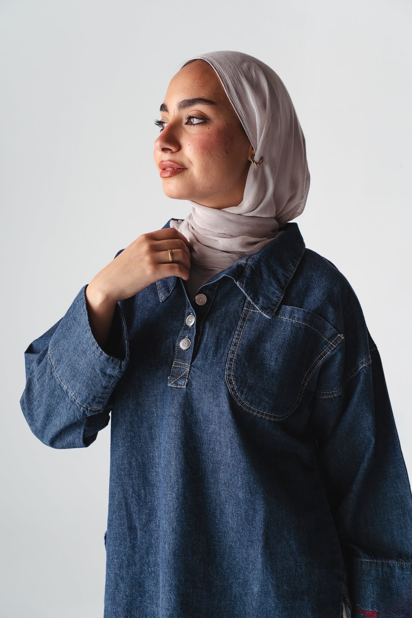 Iconic Energy Navy Denim top