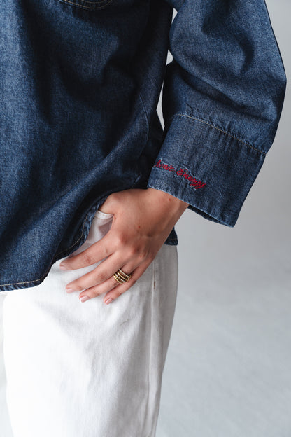 Iconic Energy Navy Denim top
