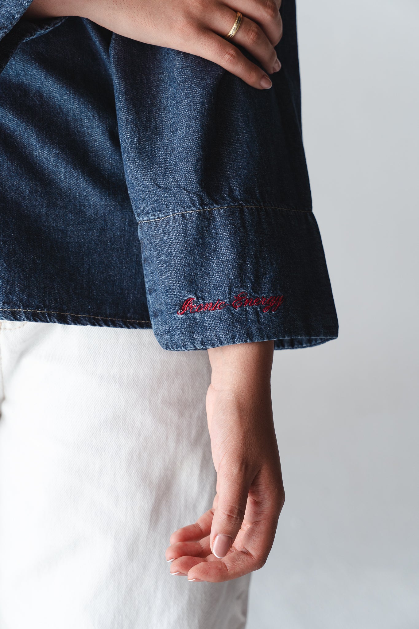 Iconic Energy Navy Denim top