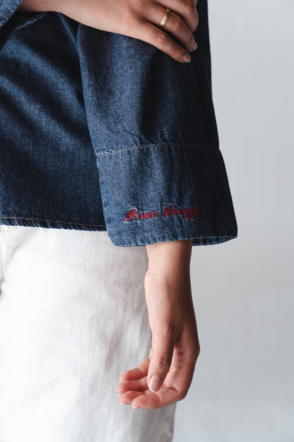 Iconic Energy Navy Denim top