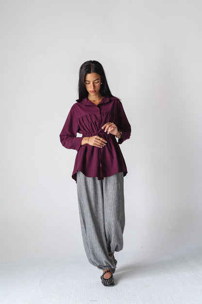 Ballon gray pants