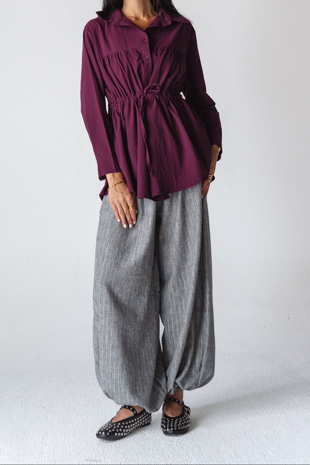 Ballon gray pants