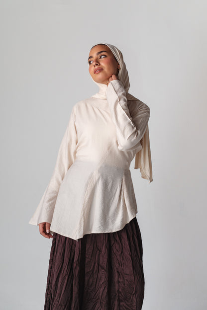 Beige Blossom New Edition Blouse