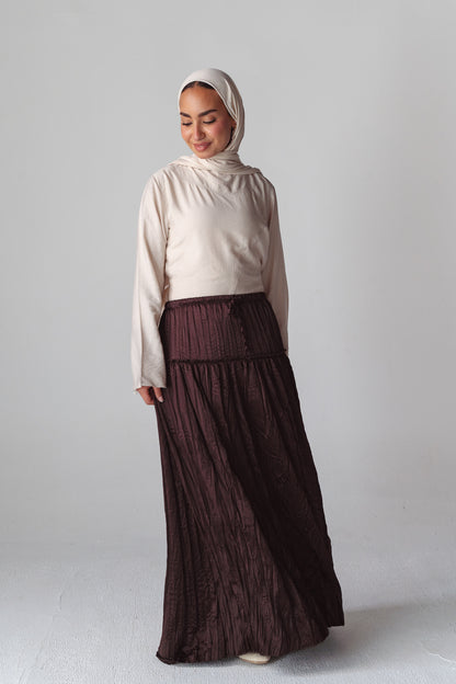 Juliet Maxi brown skirt