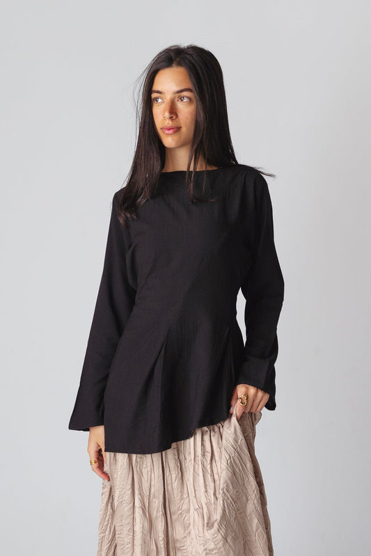 Black Blossom New Edition Blouse