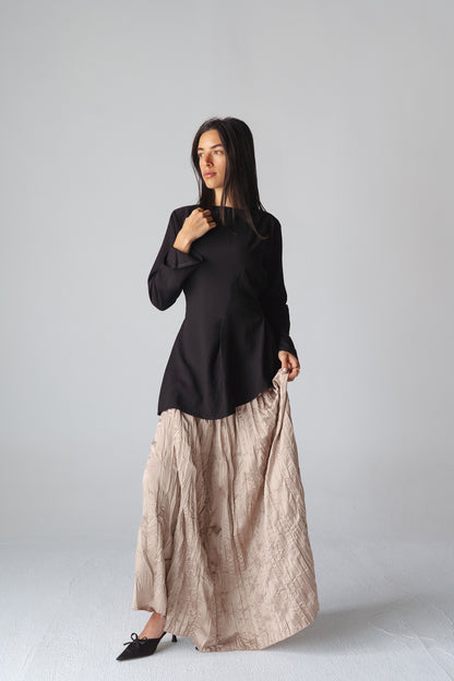 Black Blossom New Edition Blouse