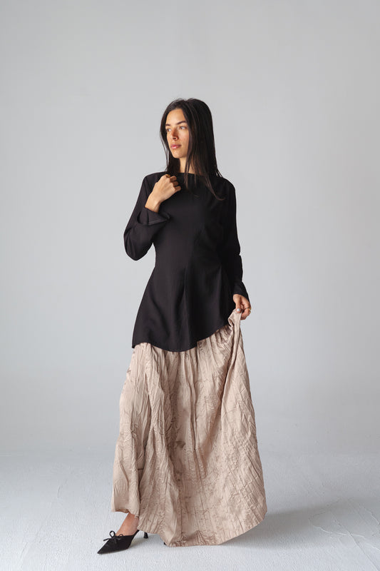 Juliet Maxi champagne skirt