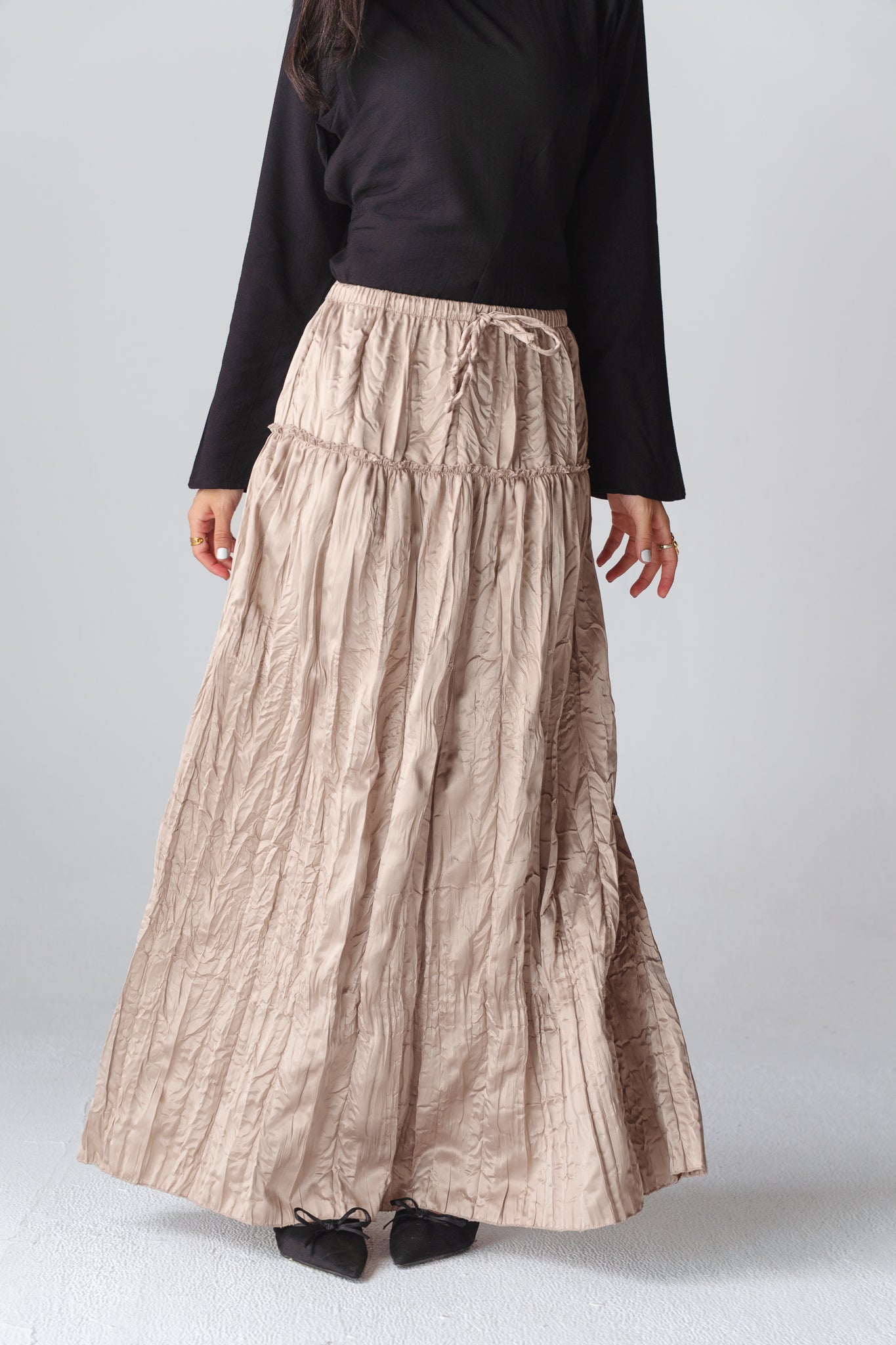 Juliet Maxi champagne skirt