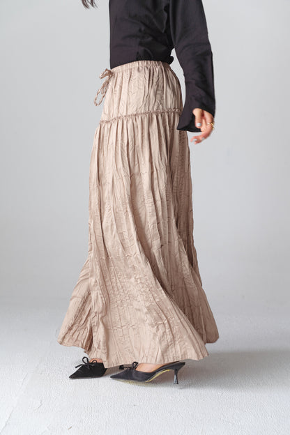 Juliet Maxi champagne skirt