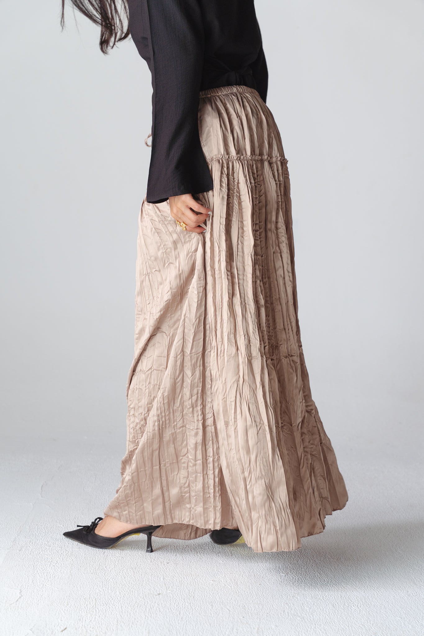 Juliet Maxi champagne skirt
