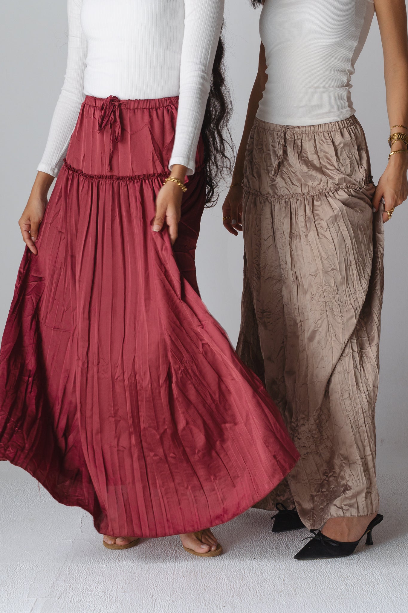 Juliet Maxi champagne skirt