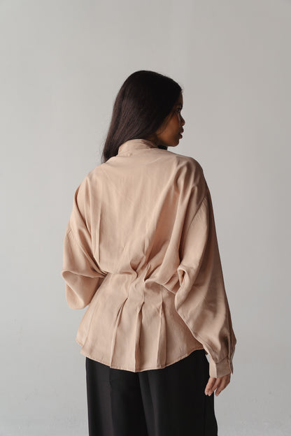 Leen Peplum Cafe Blouse