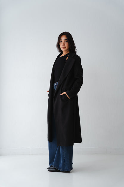 Clean Cut Black Coat