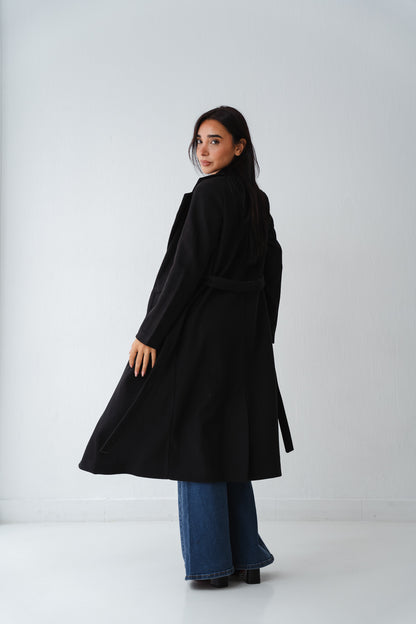 Clean Cut Black Coat