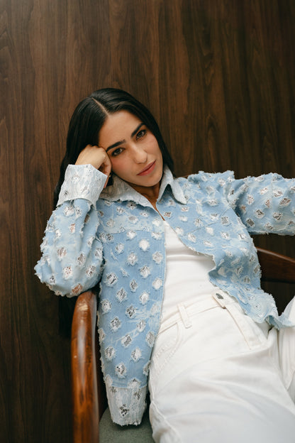 Lace double face Jacket