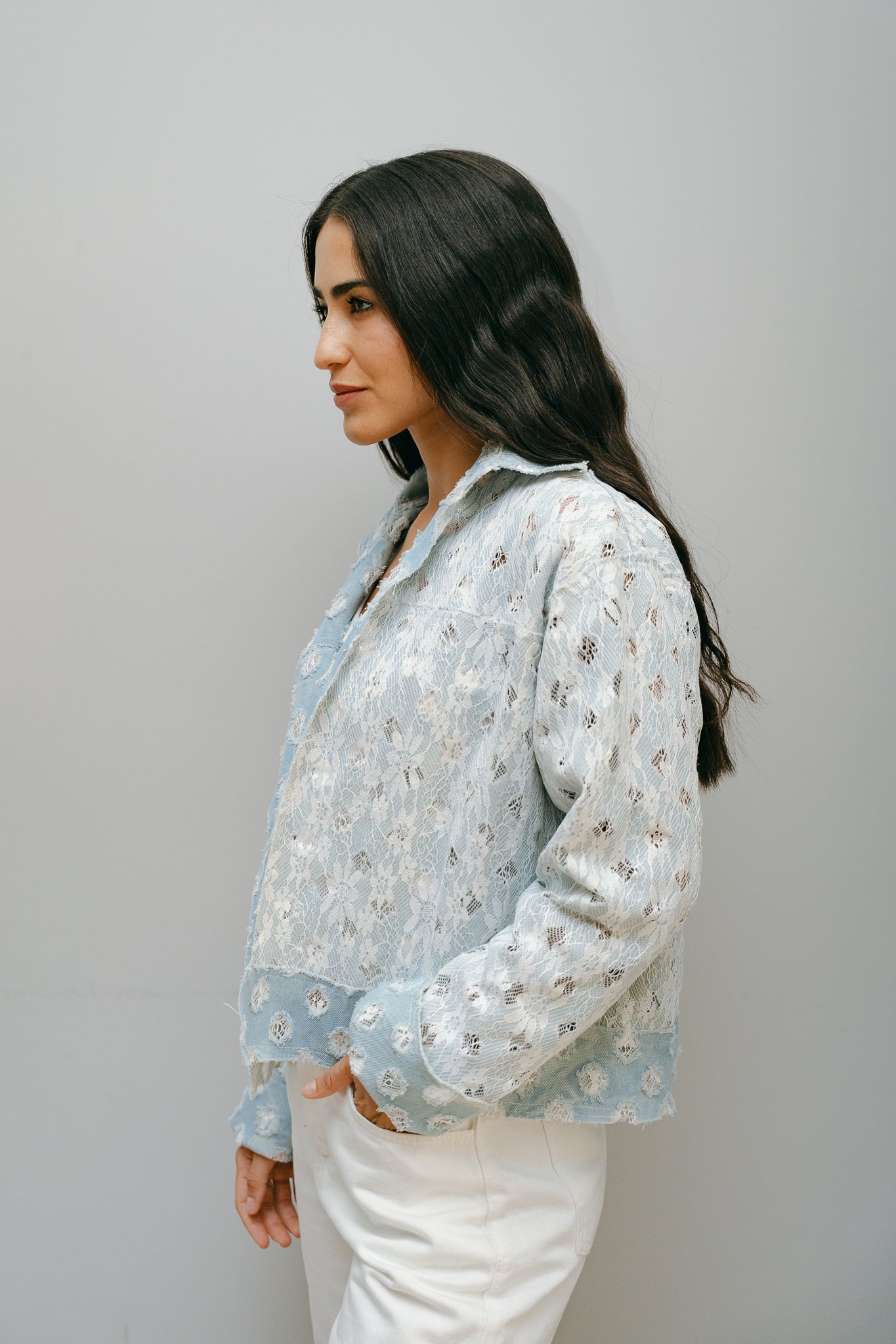 Lace double face Jacket