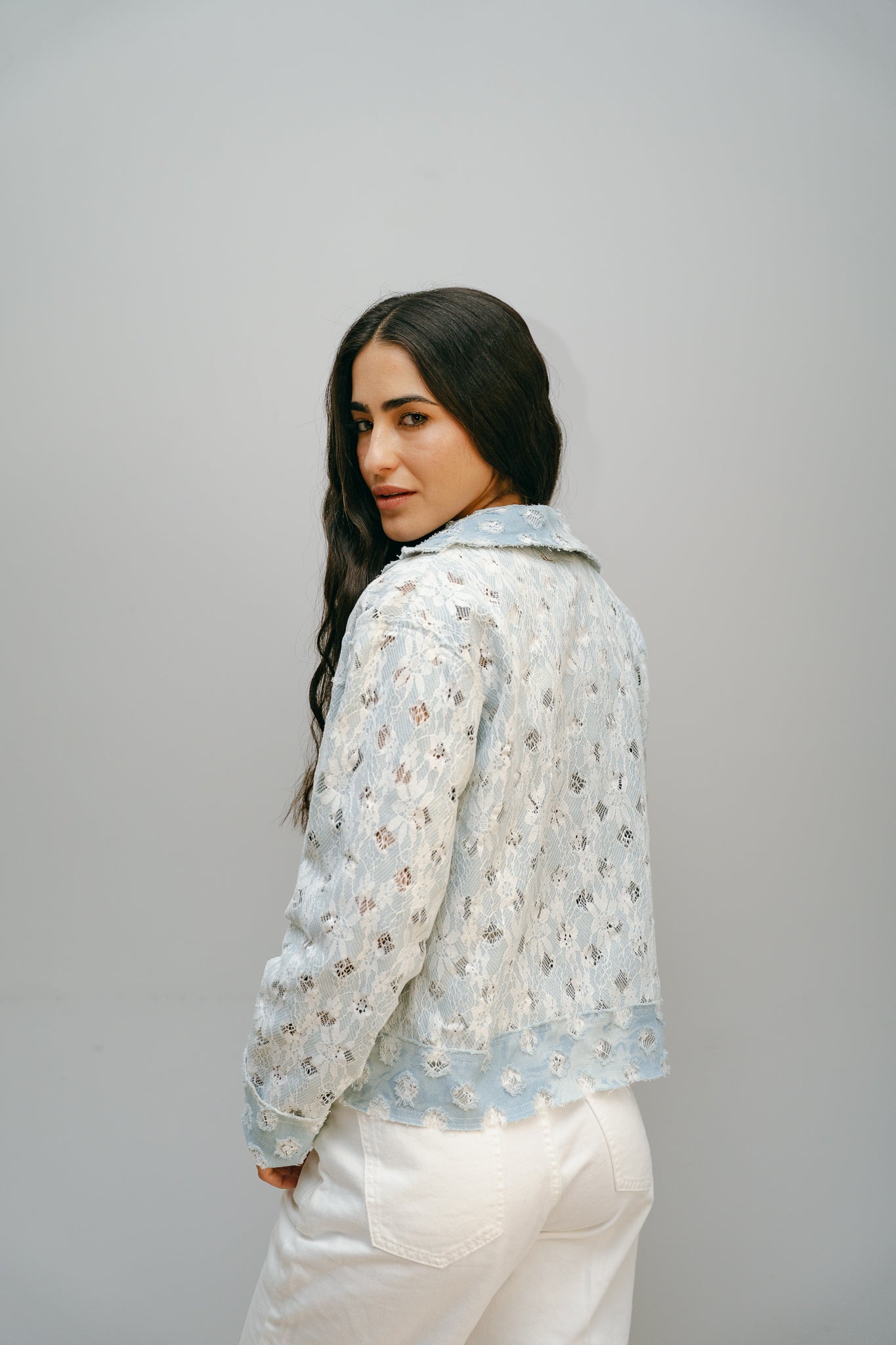 Lace double face Jacket
