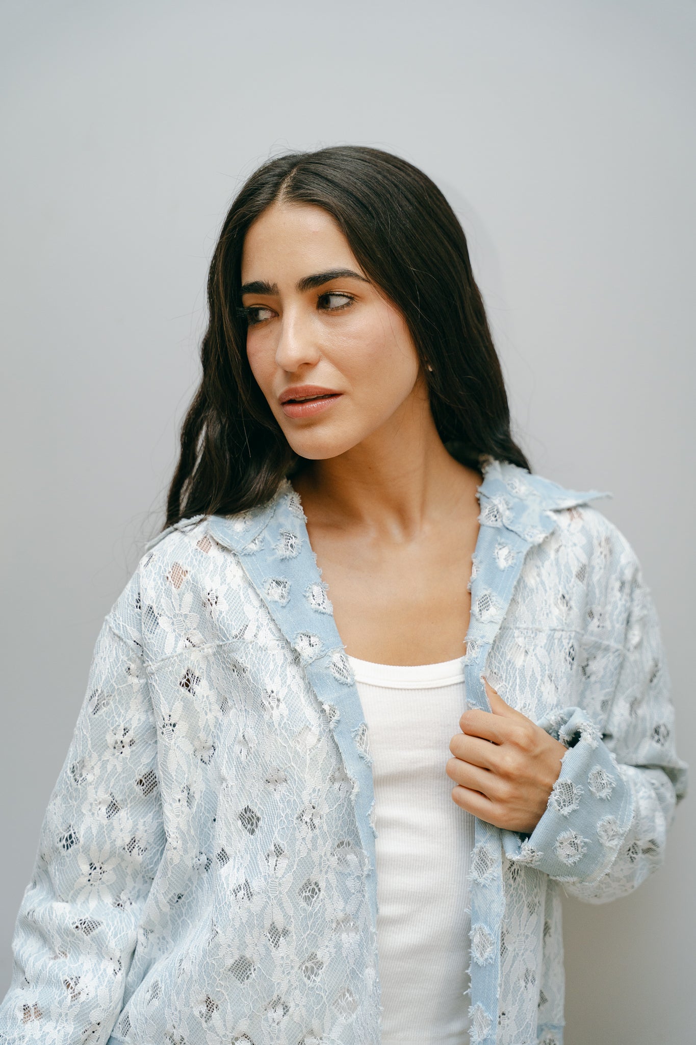Lace double face Jacket