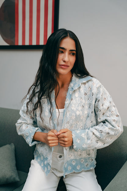 Lace double face Jacket