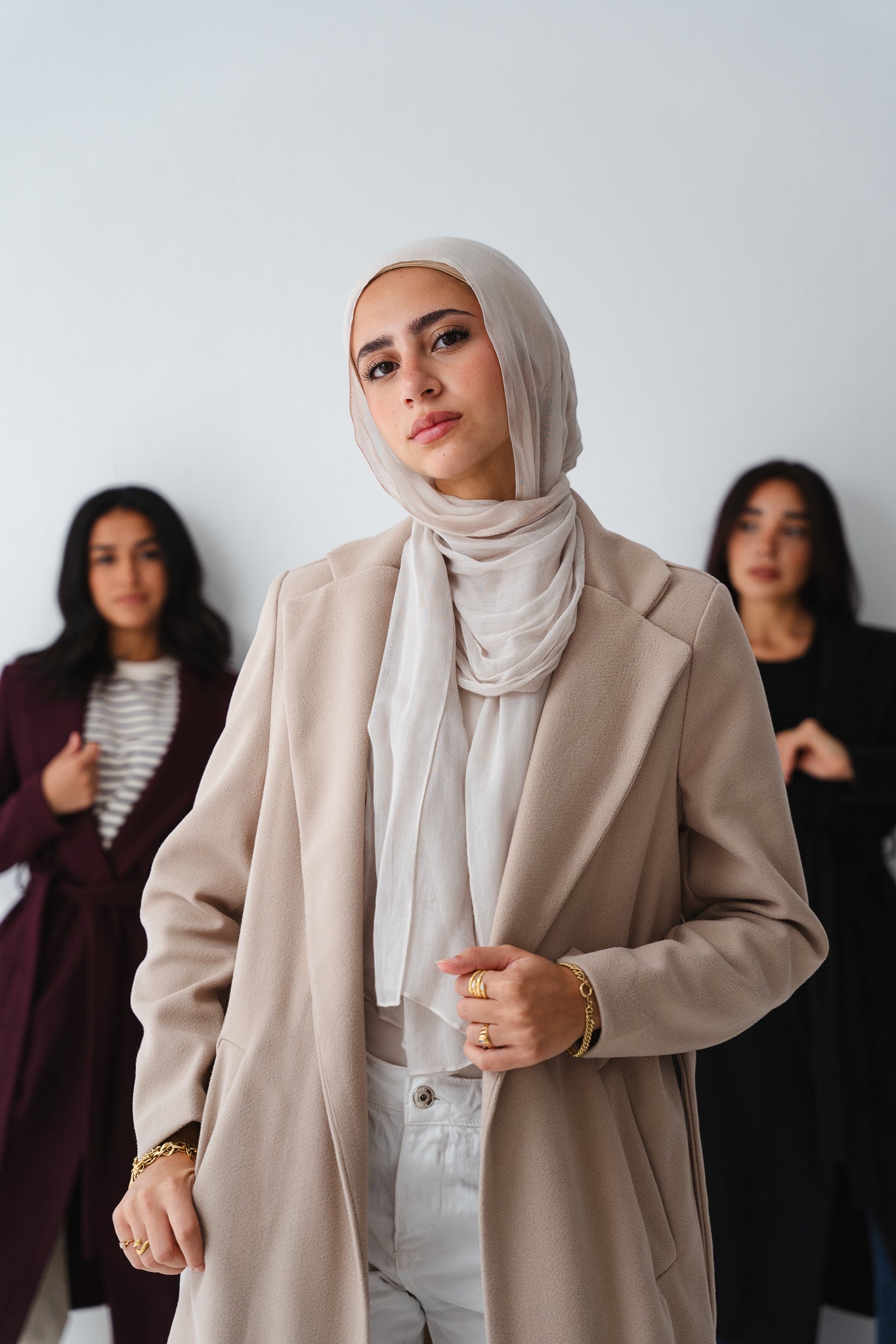 Clean Cut Beige Coat