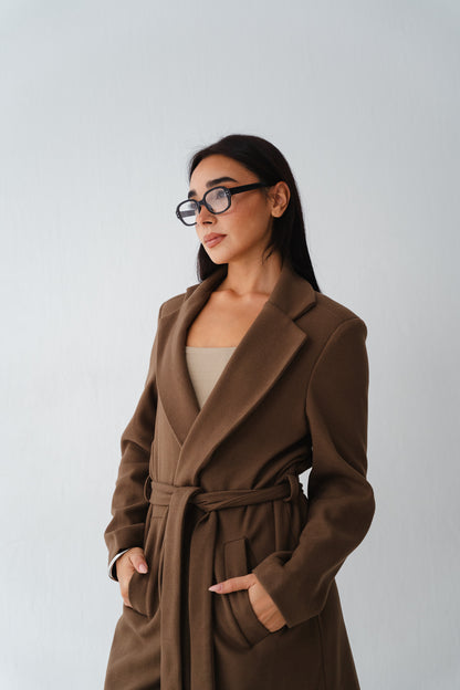 Clean Cut Brown Coat