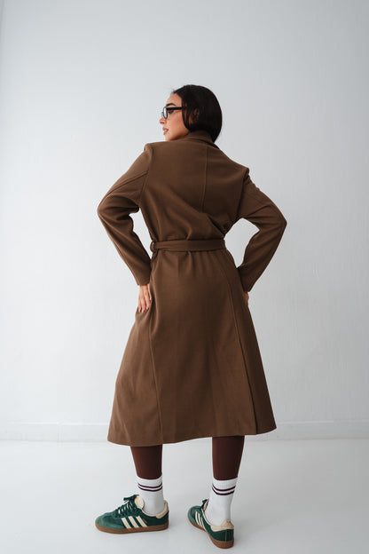 Clean Cut Brown Coat