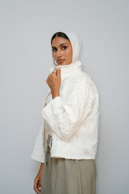 Soft girl white Jacket
