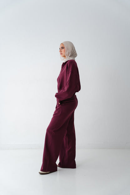 Urban Cloud Burgundy set