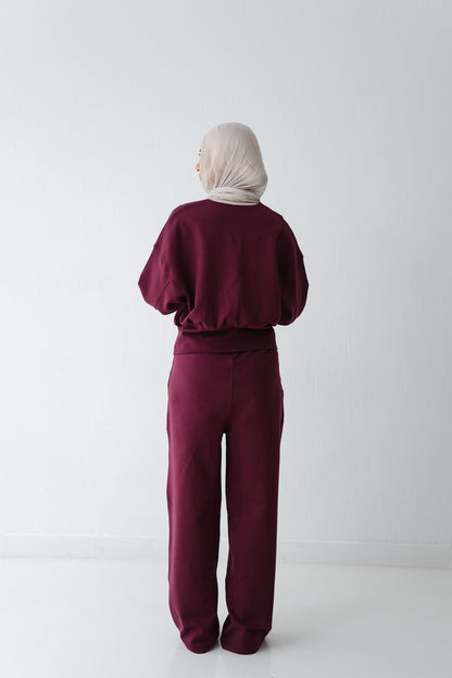 Urban Cloud Burgundy set