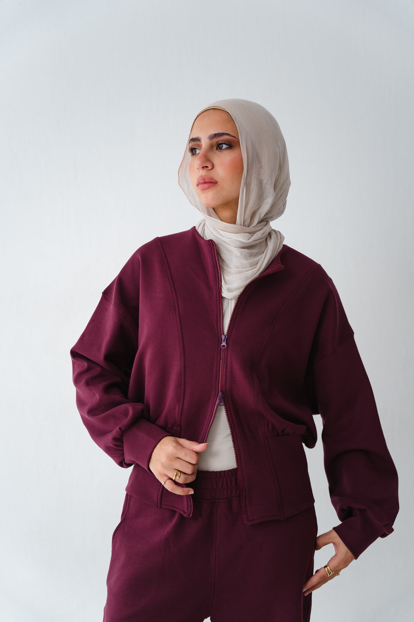 Urban Cloud Burgundy set