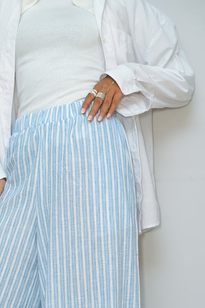 Ballon blue stripes pants