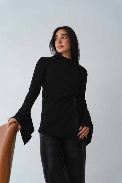 Flare twisted Black Top