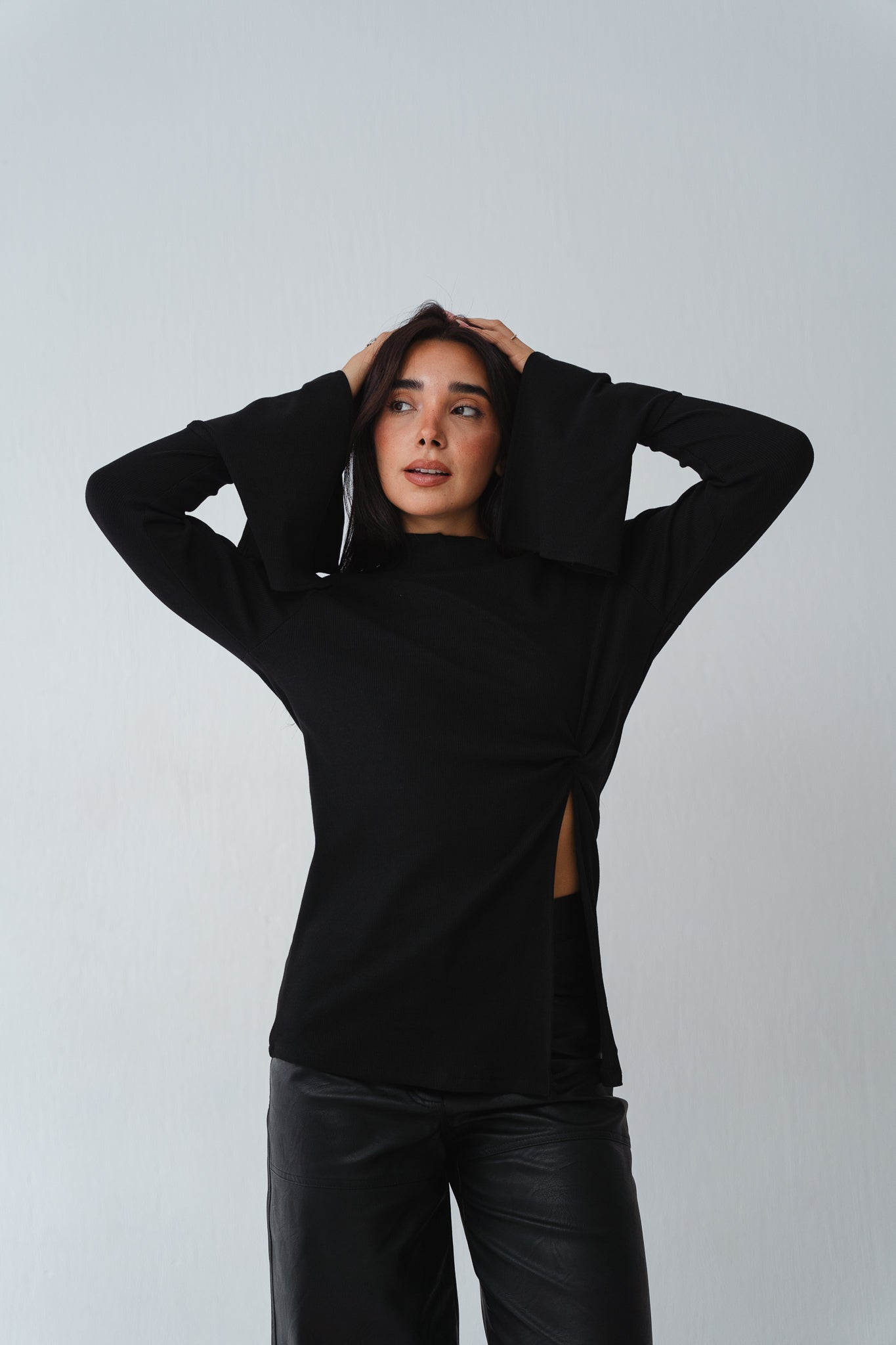 Flare twisted Black Top