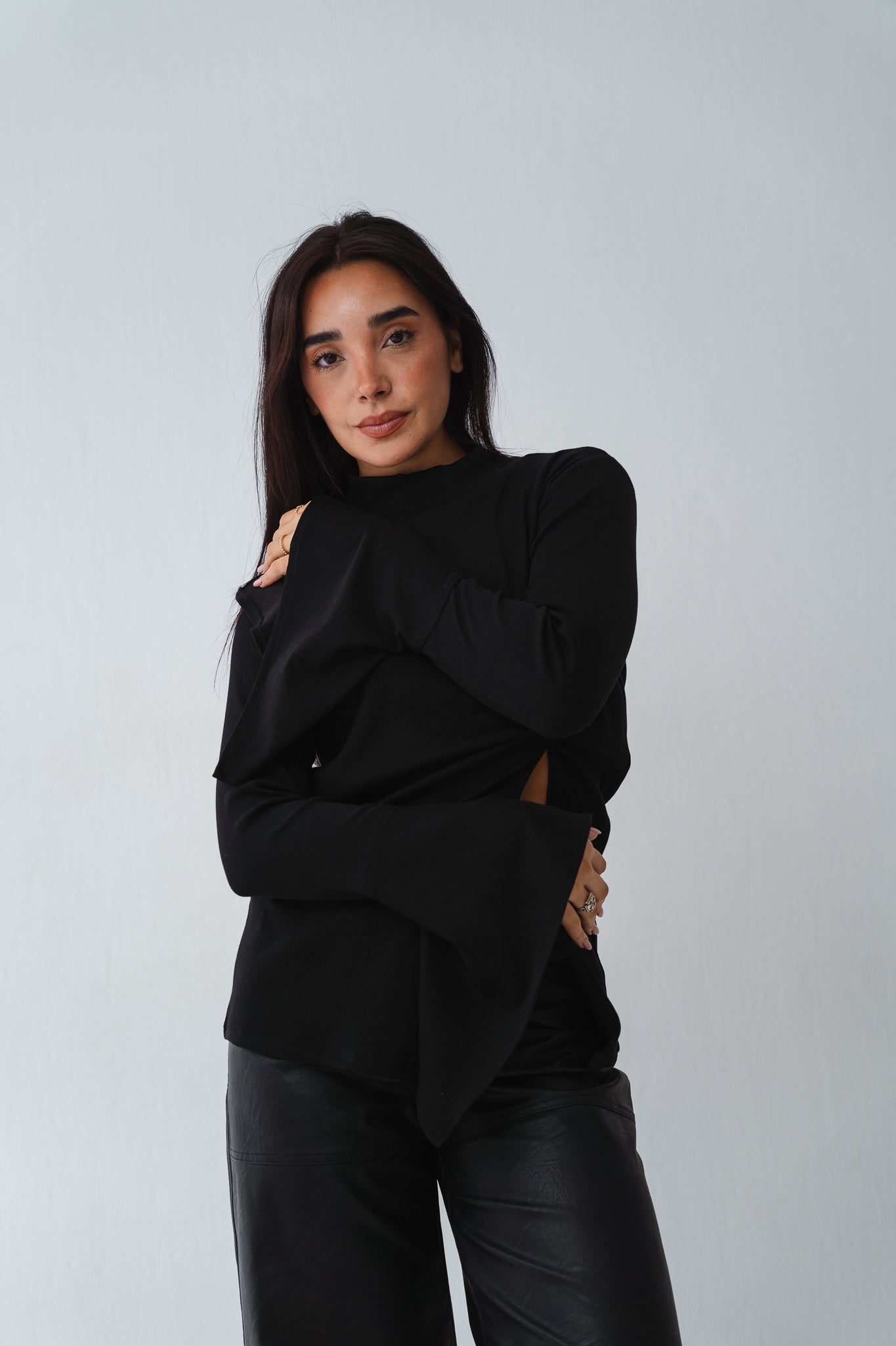 Flare twisted Black Top