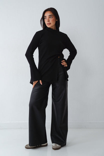 Flare twisted Black Top