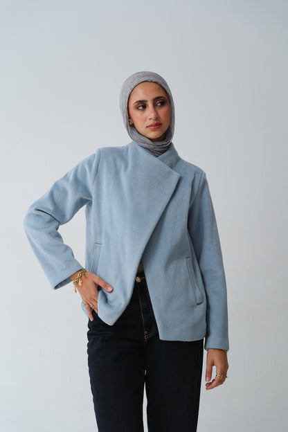 Overlap Aura Baby blue Jacket
