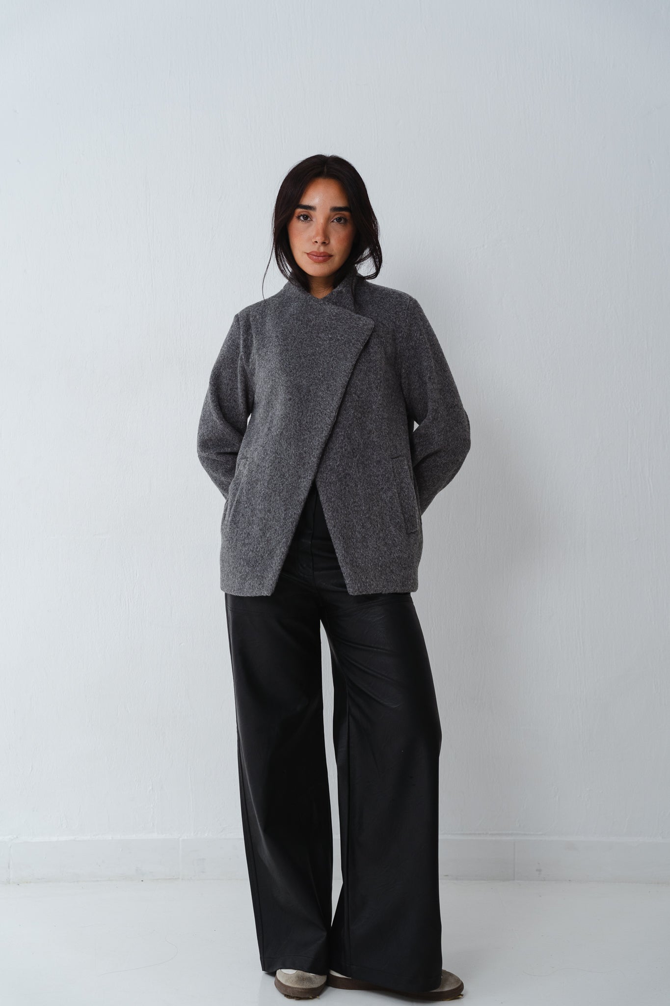 Overlap Aura Grey Jacket