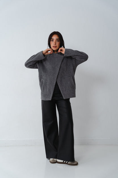 Overlap Aura Grey Jacket