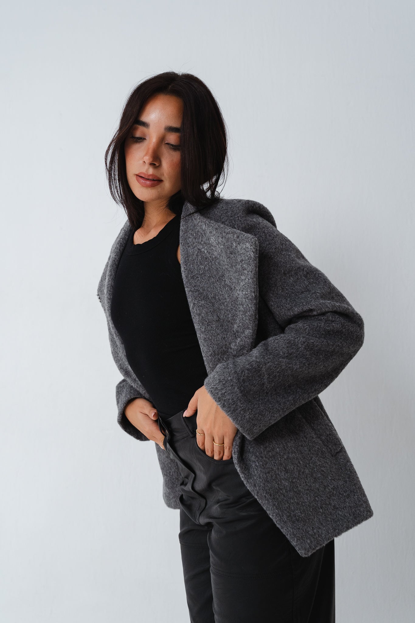 Overlap Aura Grey Jacket